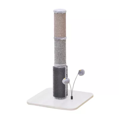 Product PetPals 25-in Urbane Scratching Cat Post, Gray