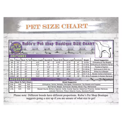 Product Rubie's Pet Shop Halloween Zero Dog & Cat Costume