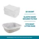 Product Full Cheeks™ Small Pet Elastic Litter Pan Liners