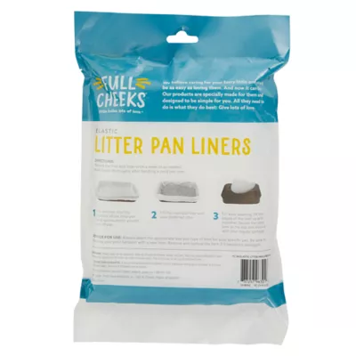 Product Full Cheeks™ Small Pet Elastic Litter Pan Liners