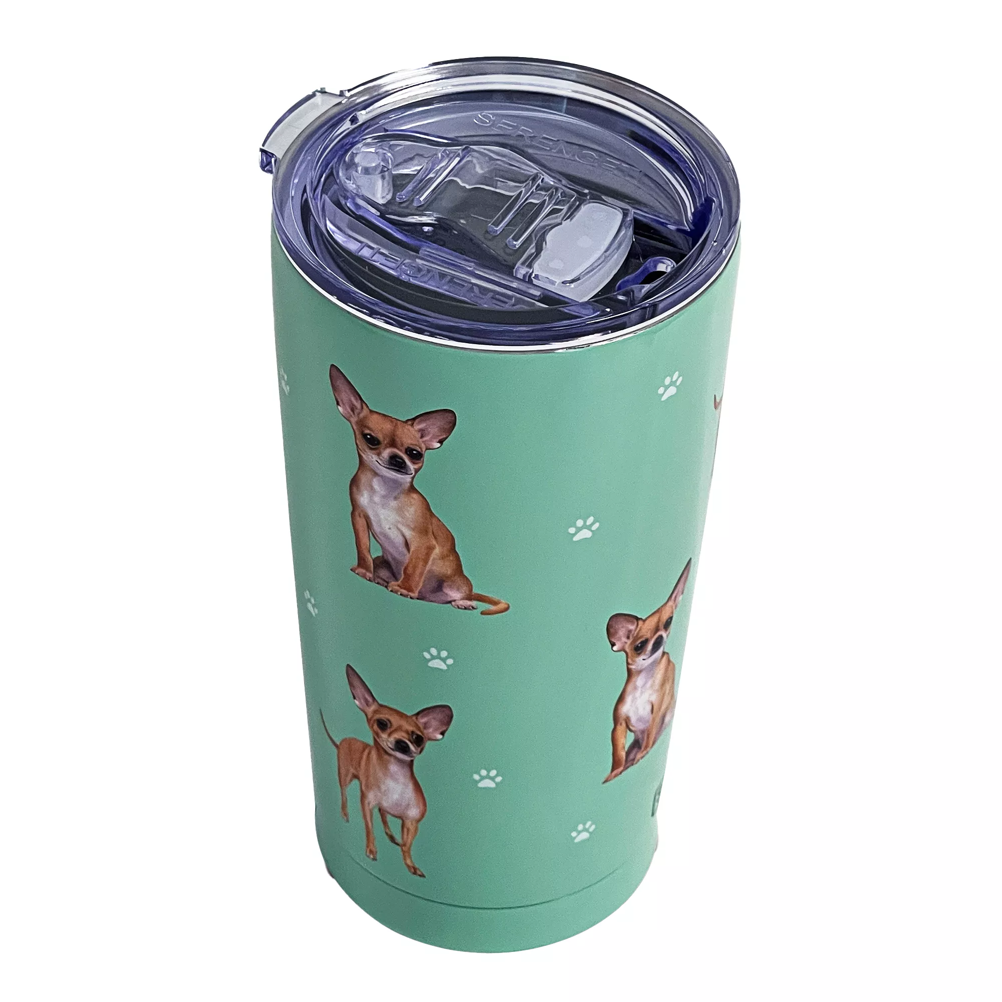 E&S Pets Chihuahua Serengeti Tumbler Travel Mug for People