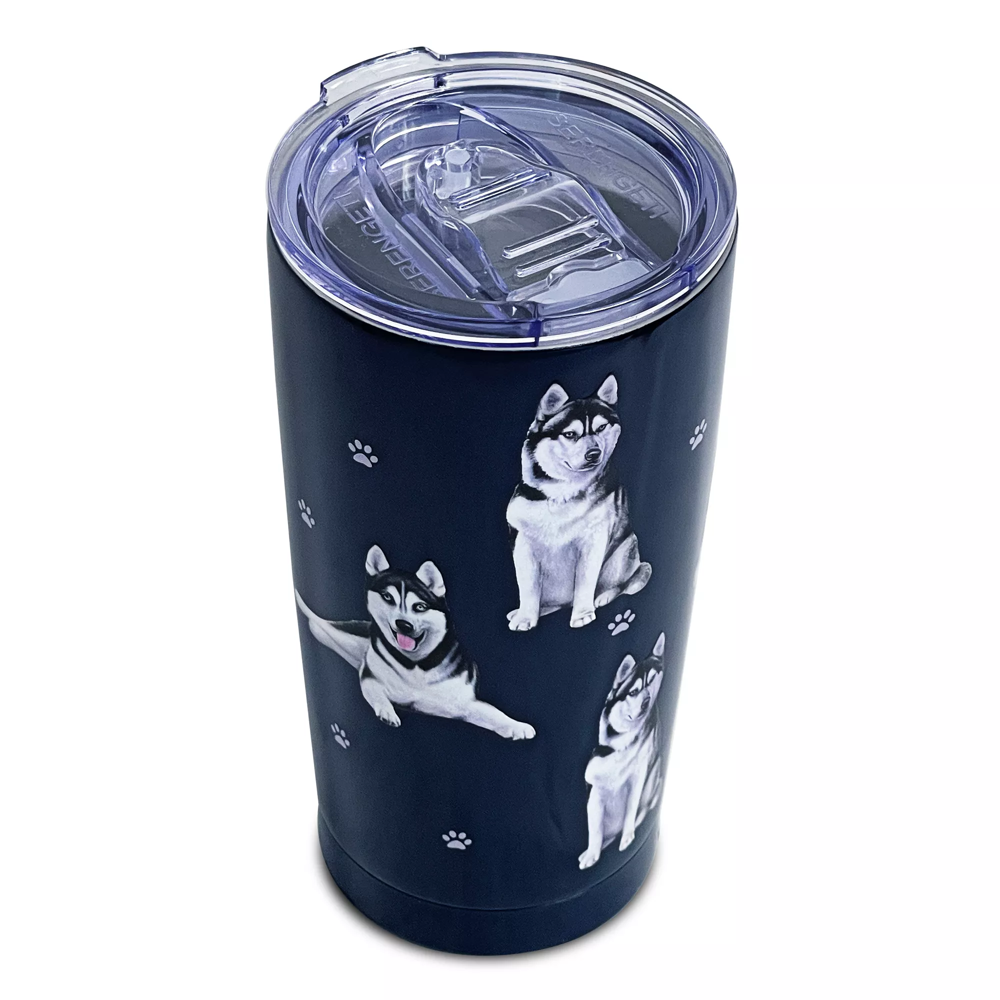 E&S Pets Siberian Husky Serengeti Tumbler Travel Mug for People