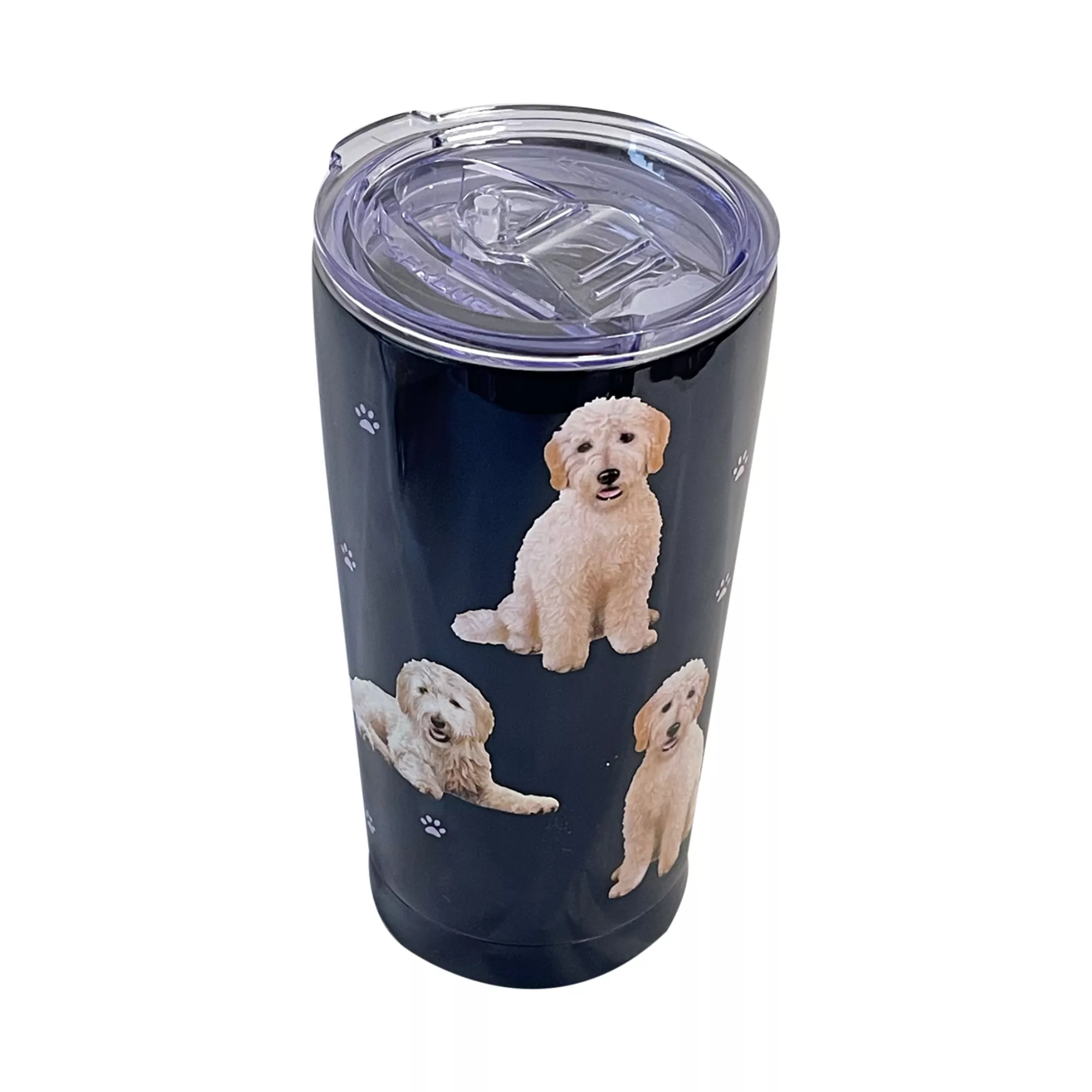 E&S Pets Goldendoodle Serengeti Tumbler Travel Mug for People