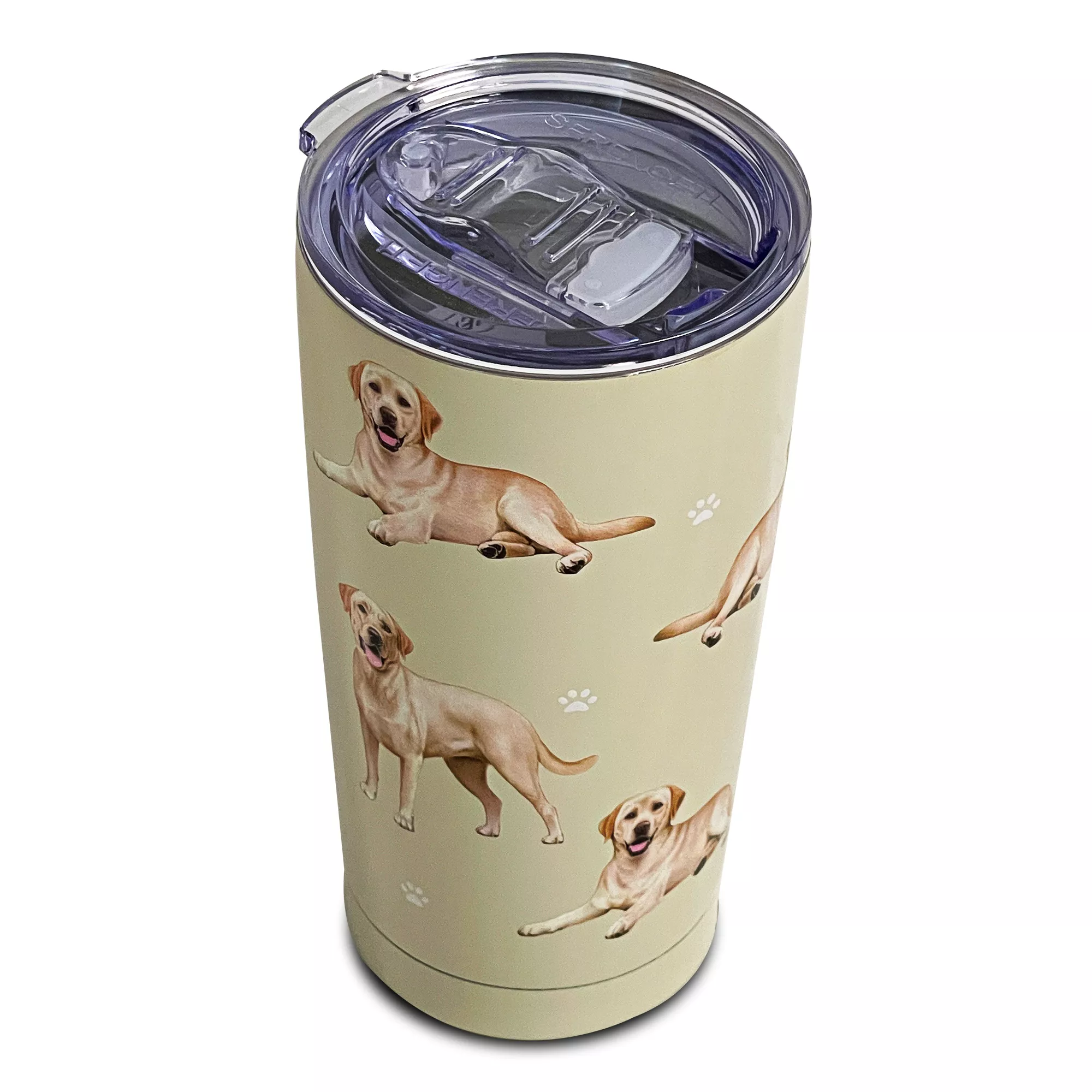 E&S Pets Yellow Labrador Serengeti Tumbler Travel Mug for People