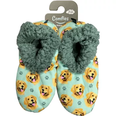 Product E&S Pets Golden Retriever Slippers for People