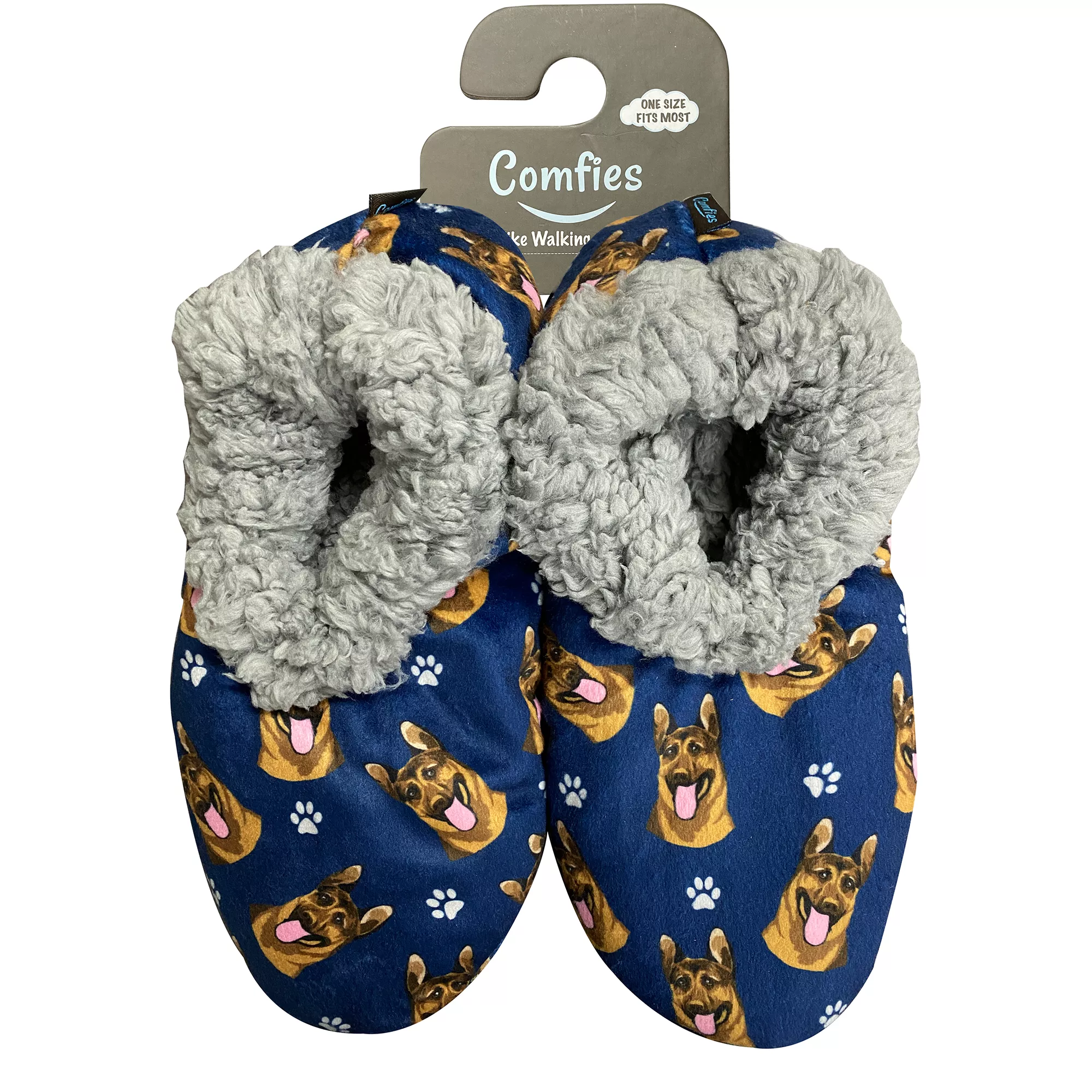 E&S Pets German Shepherd Slippers for People