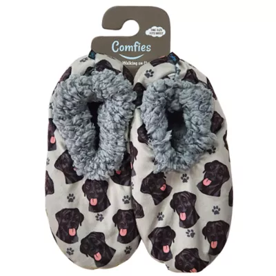 Product E&S Pets Black Labrador Slippers for People