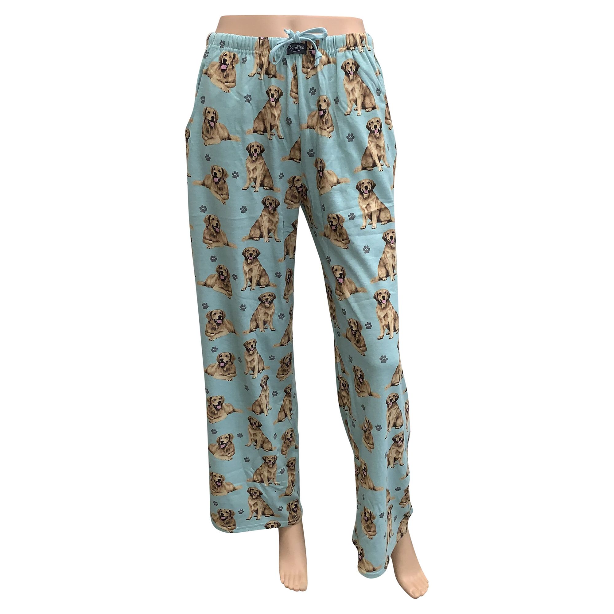 E S Pets Golden Retriever Pajama Bottoms for People