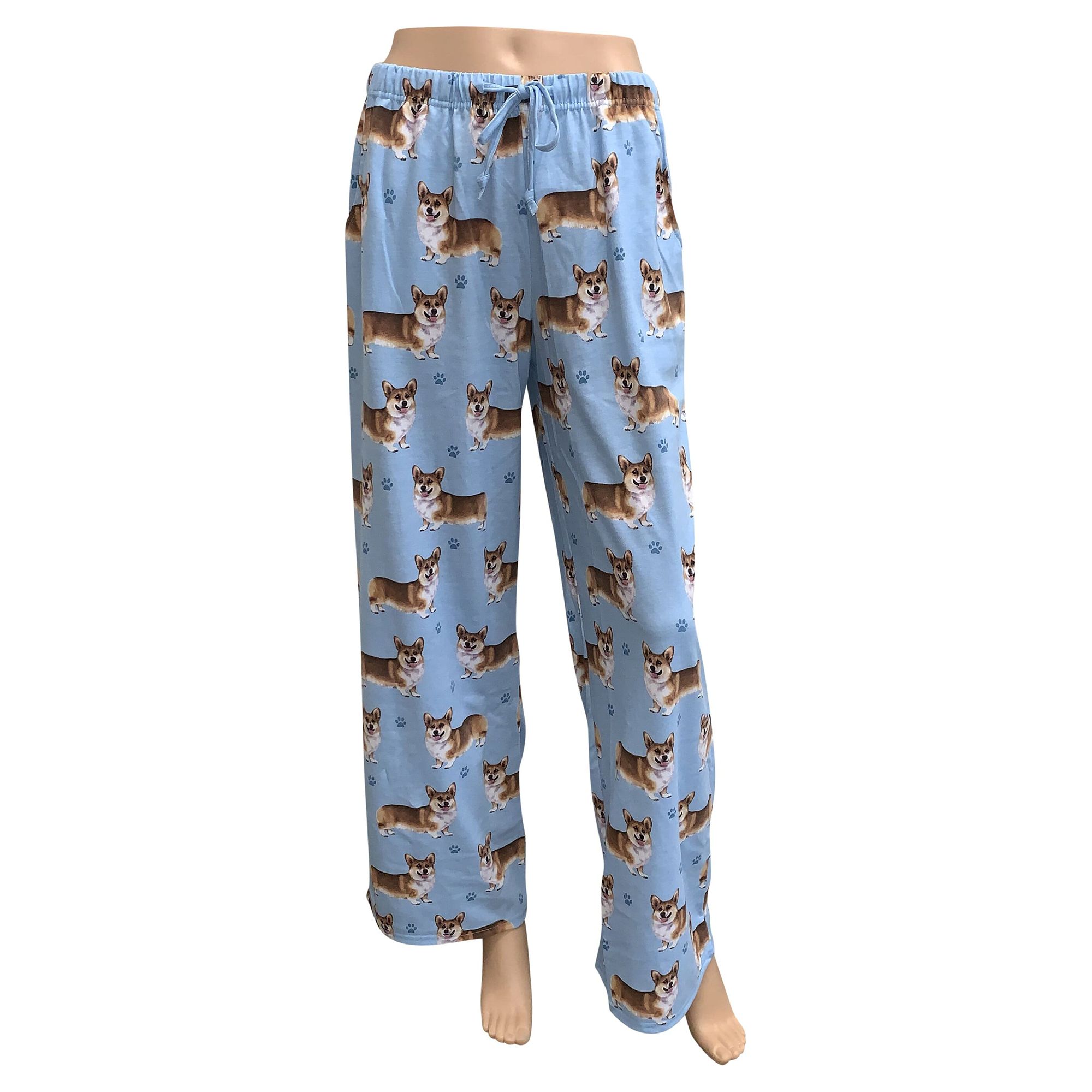 E S Pets Welsh Corgi Pajama Bottoms for People Pet Parents