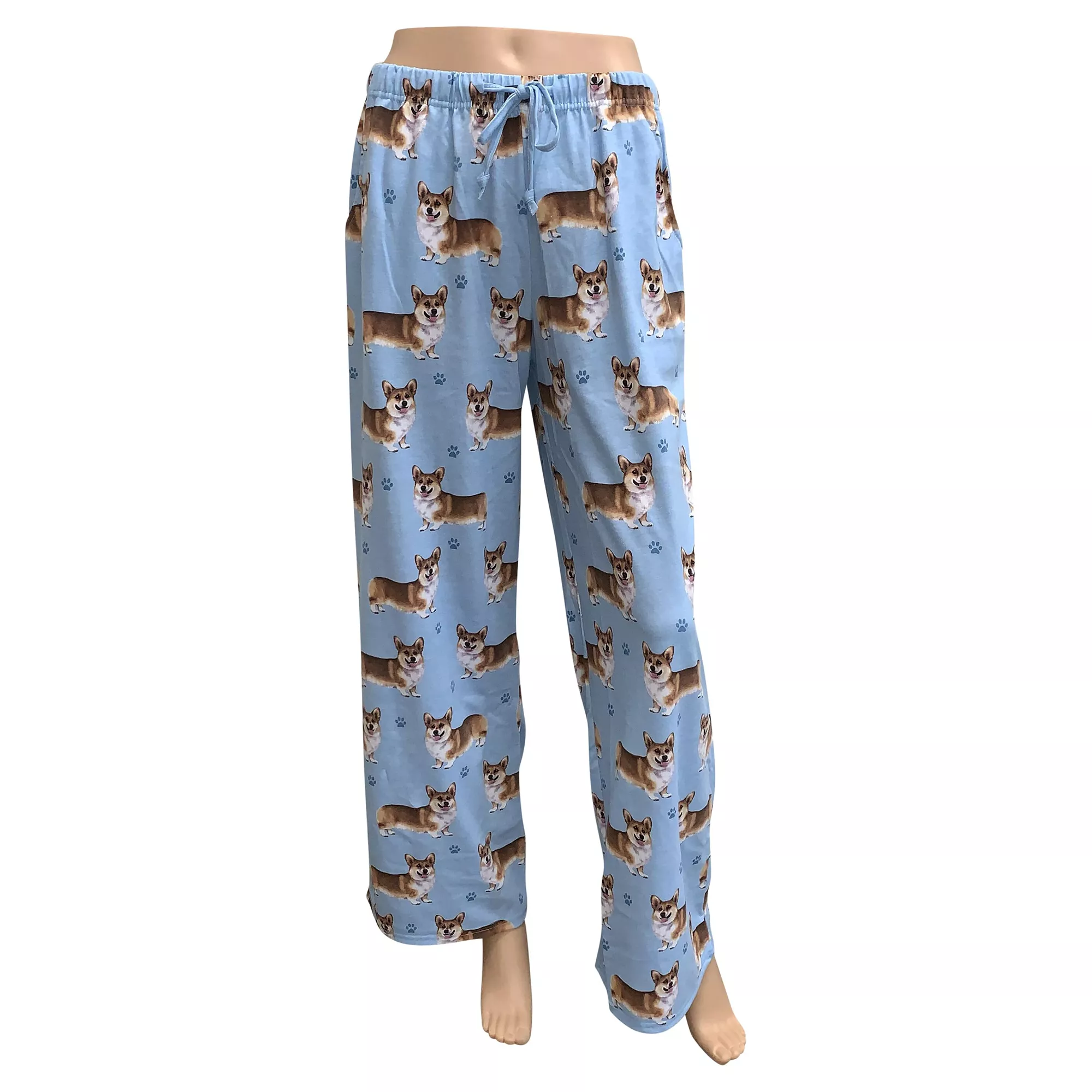 E&S Pets Welsh Corgi Pajama Bottoms for People