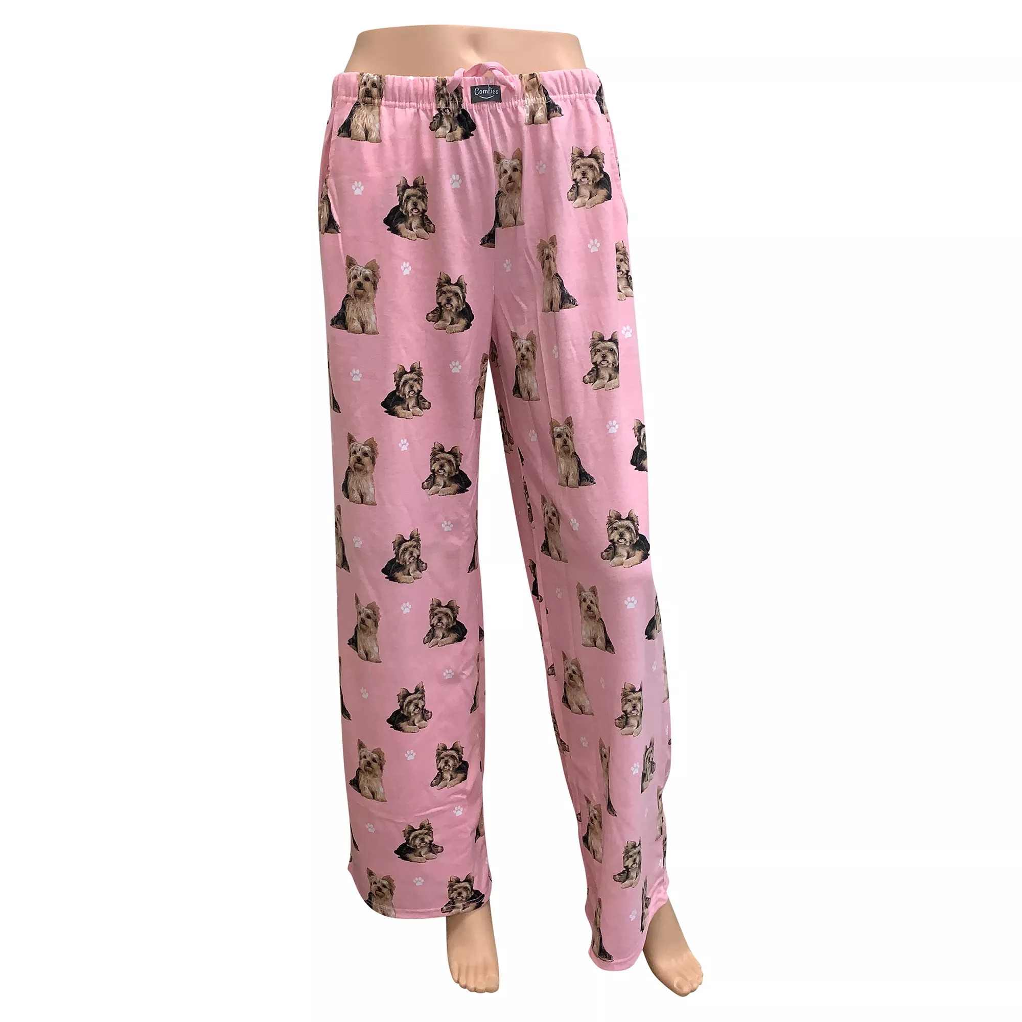 E&S Pets Yorkie Pajama Bottoms for People