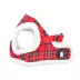 Puppia® Red Plaid Holiday Blitzen Warm & Fuzzy Vest Dog Harness image thumbnail 1