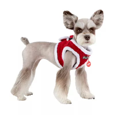 Product Puppia® Red Holiday Blitzen Warm & Fuzzy Vest Dog Harness