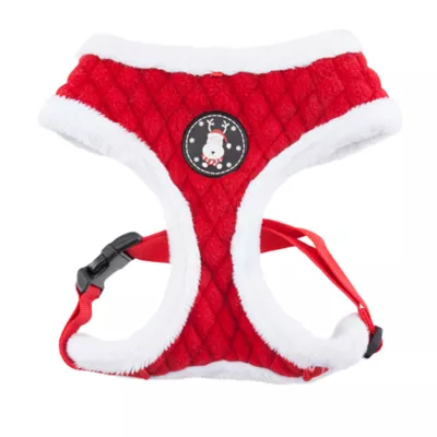 Puppia® Red Holiday Blitzen Warm & Fuzzy Dog Harness - Image 1