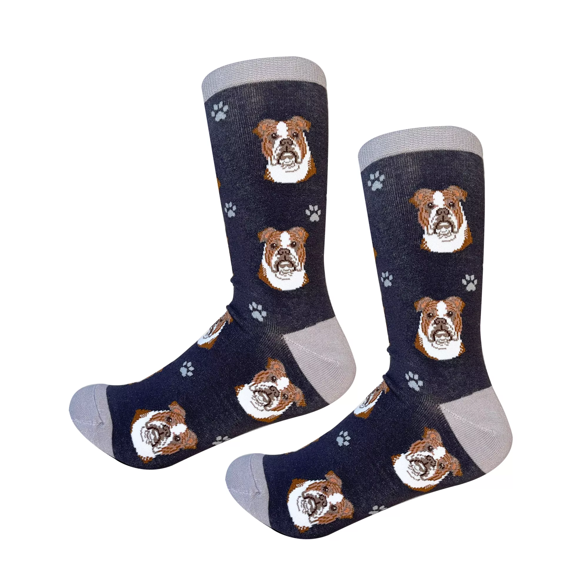 E&S Pets Bulldog Socks for People