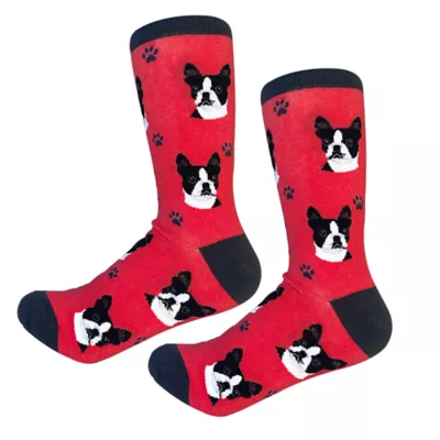 Product E&S Pets Boston Terrier Socks for People