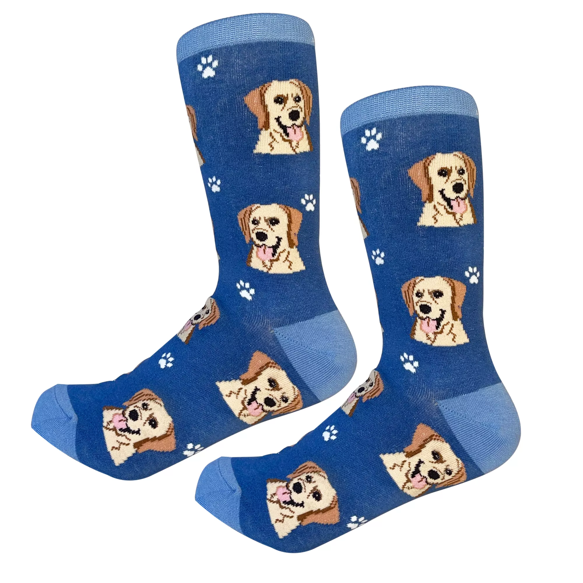 E&S Pets Yellow Labrador Socks for People