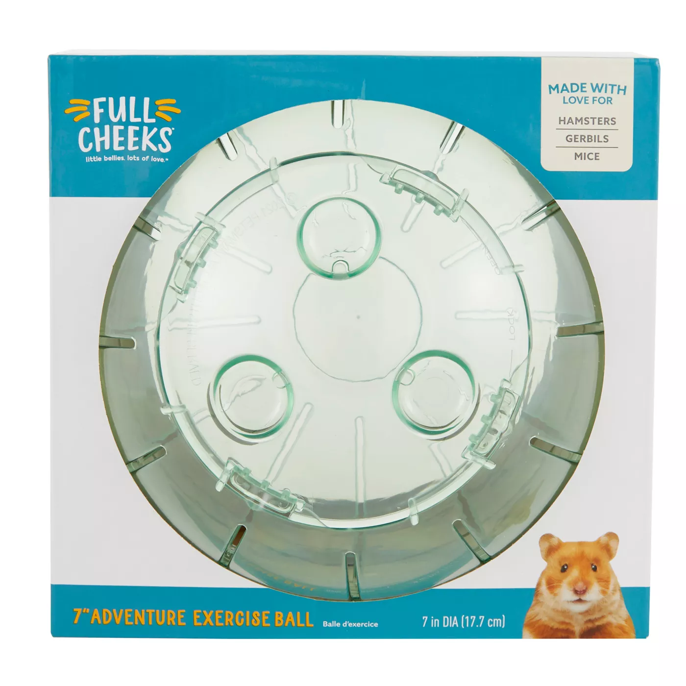 Full Cheeks Small Pet Adventure Exercise Ball 7in