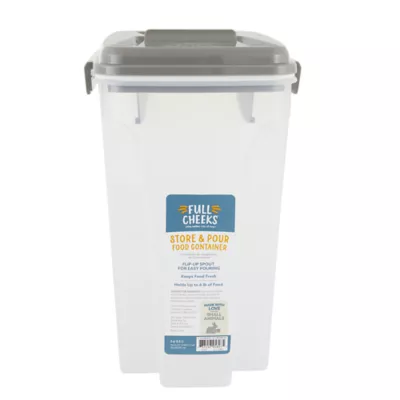 Product Full Cheeks™ Small Pet Store & Pour Food Container