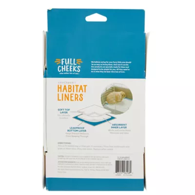 Product Full Cheeks™ Small Pet Absorbent Habitat Liners - 5ct