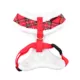 Product Puppia® Red Plaid Holiday Blitzen Warm & Fuzzy Dog Harness