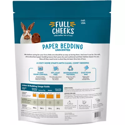 Product Full Cheeks™ Odor Control Small Pet Crumbled Paper Bedding - Purple