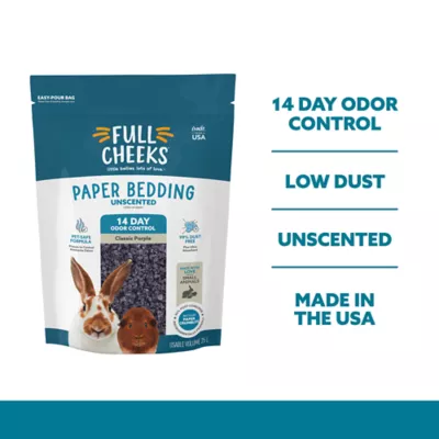 Product Full Cheeks™ Odor Control Small Pet Crumbled Paper Bedding - Purple