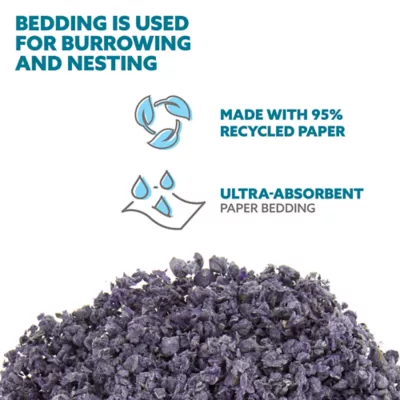Product Full Cheeks™ Odor Control Small Pet Crumbled Paper Bedding - Purple