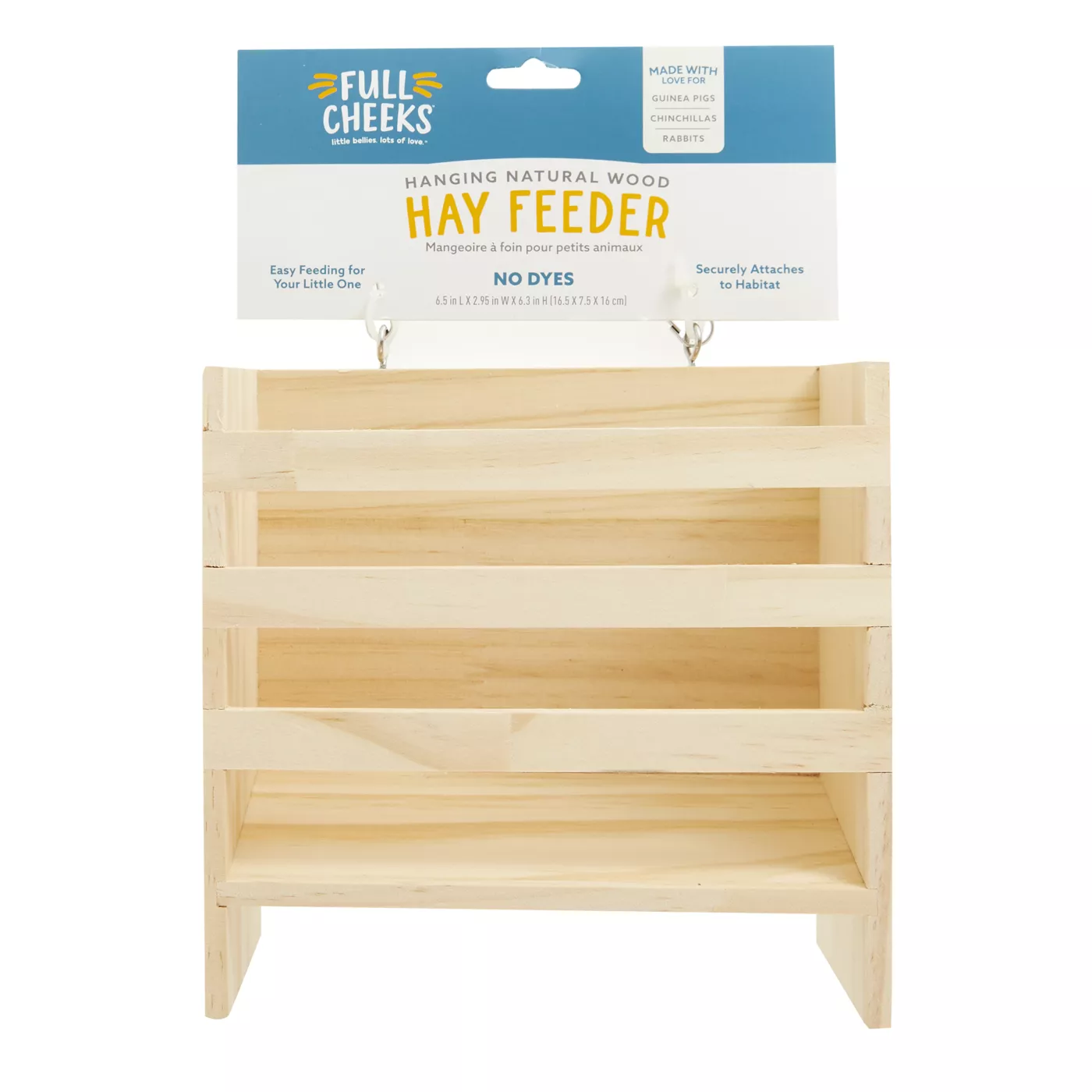 Full Cheeks Small Pet Hanging Hay Feeder