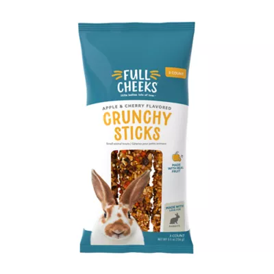 Product Full Cheeks™ ™ Rabbit Crunchy Sticks - Apple & Cherry