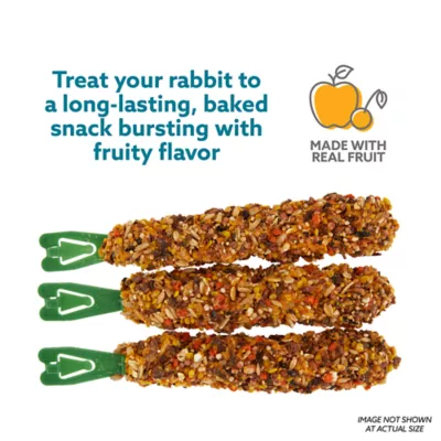 Product Full Cheeks™ ™ Rabbit Crunchy Sticks - Apple & Cherry