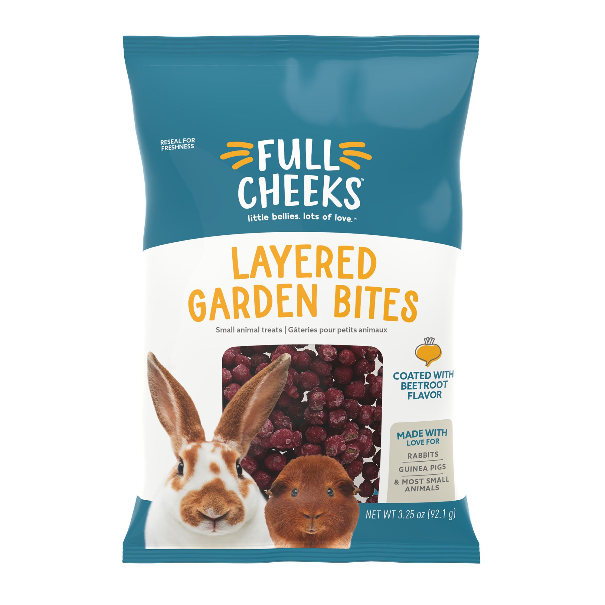 Full Cheeks Small Pet Layered Garden Bites small pet Treats PetSmart