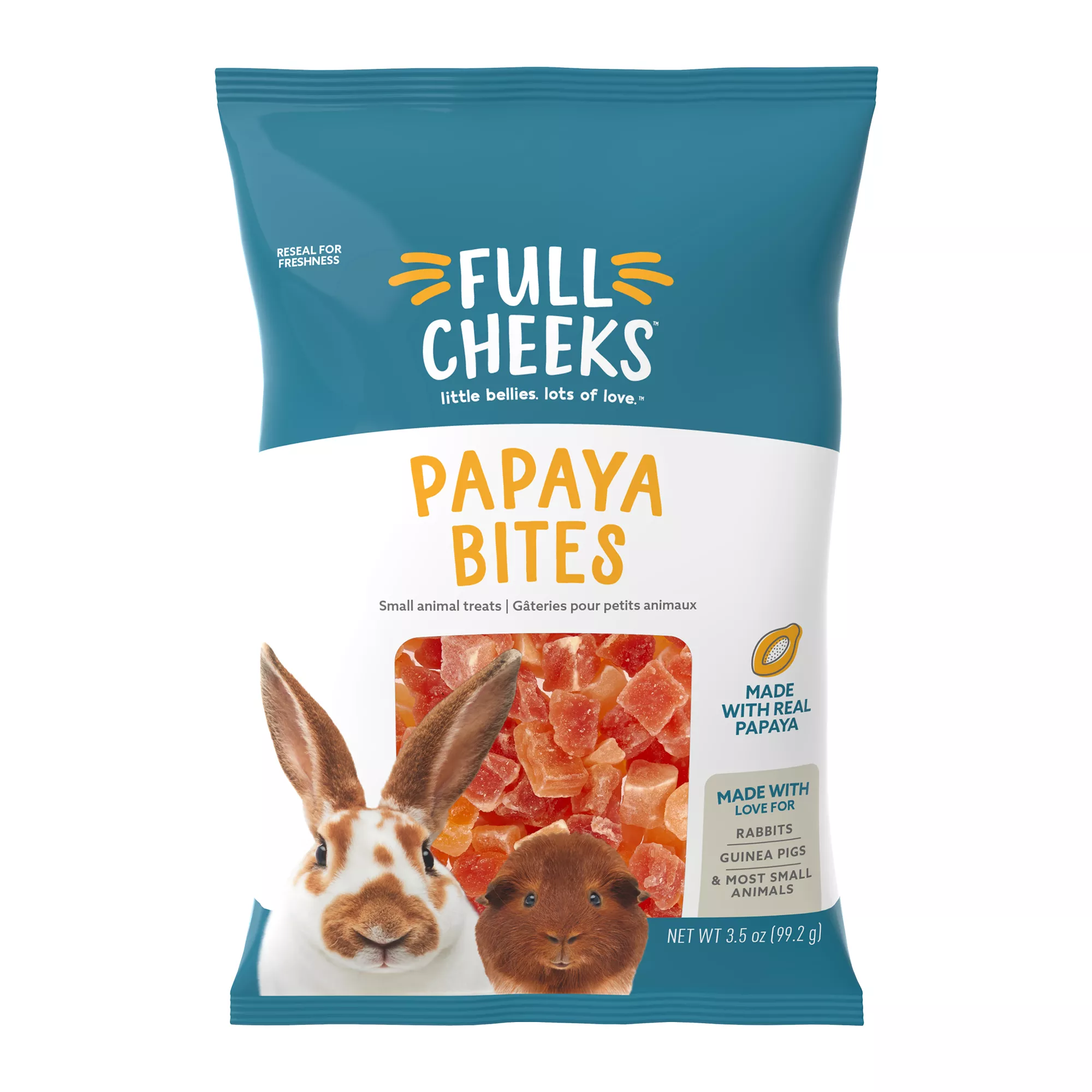 Full Cheeks™ Small Pet Papaya Bites