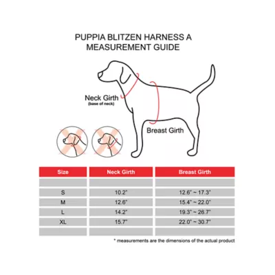 Product Puppia® Red Holiday Blitzen Warm & Fuzzy Dog Harness