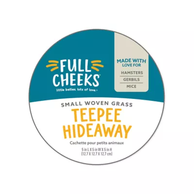 Product Full Cheeks™ Pet Woven Grass Teepee Hideaway