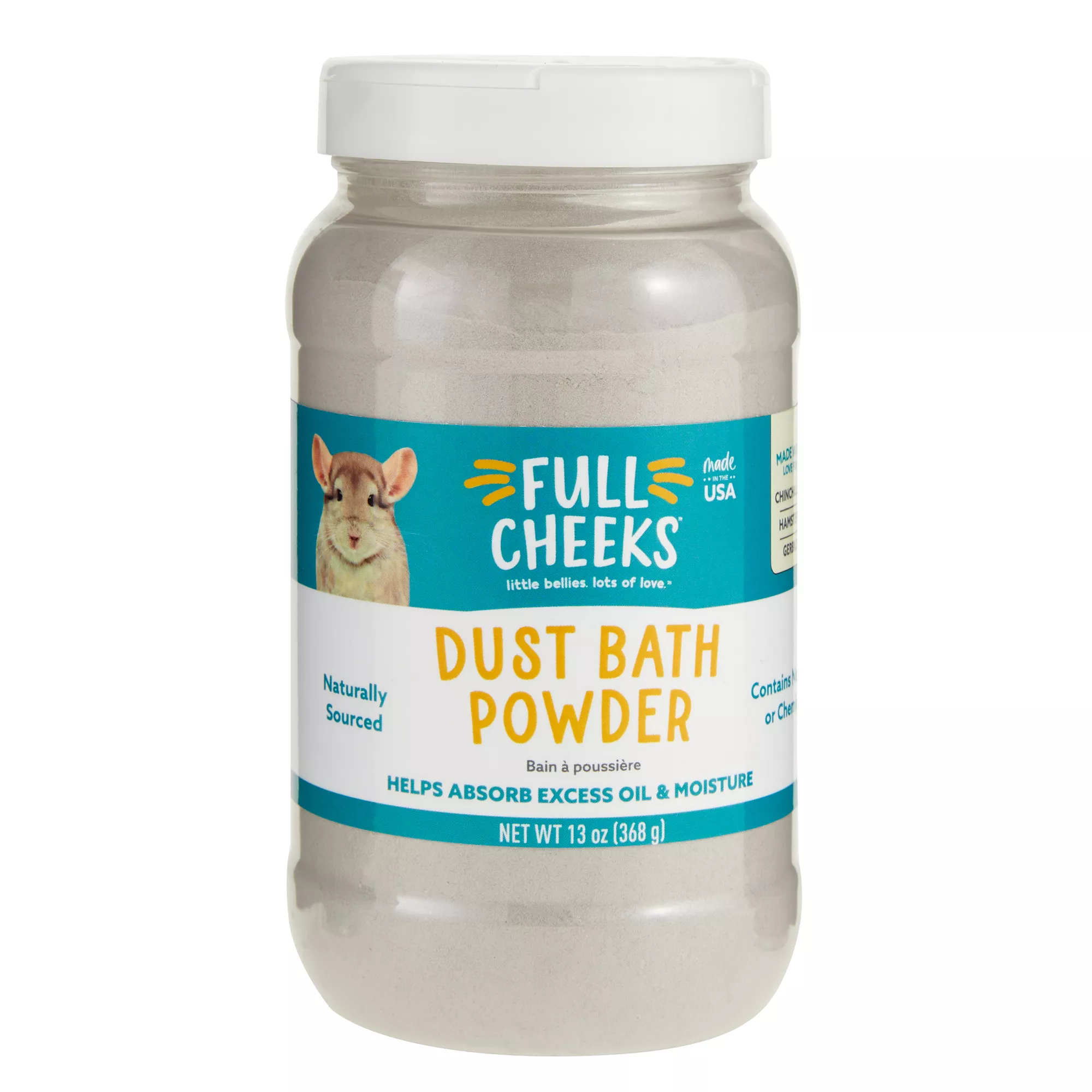 Full Cheeks&trade; Small Pet Dust Bath Powder