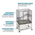 Full Cheeks™ Chew Proof Small Pet Habitat - Includes Cage, Trays, Ramps, Shelves & Wheels image thumbnail 5