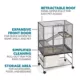 Product Full Cheeks™ Chew Proof Small Pet Habitat - Includes Cage, Trays, Ramps, Shelves & Wheels