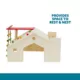 Product Full Cheeks™ Small Pet Funhouse Hideaway & Hay Holder