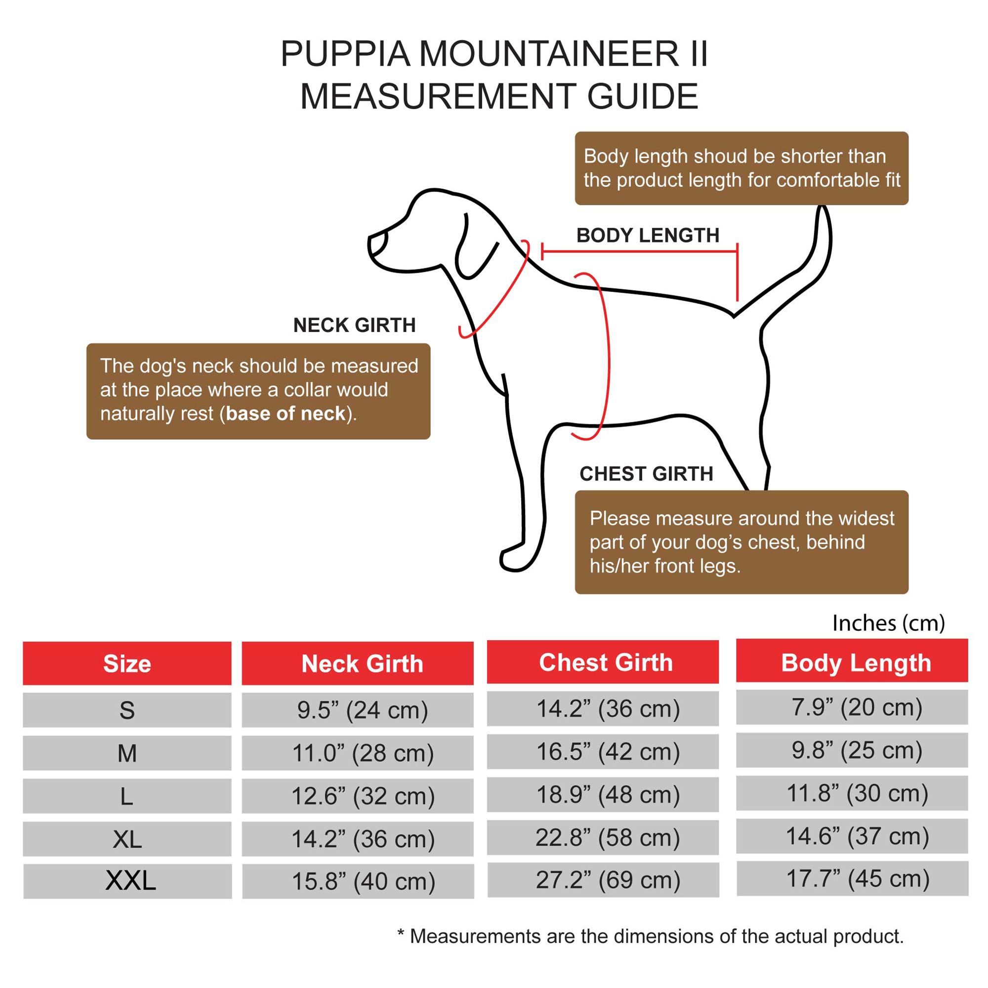 Puppia Mountaineer II Dog Harness Coat