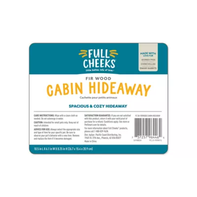 Product Full Cheeks™ Small Pet Firwood Cabin Hideaway