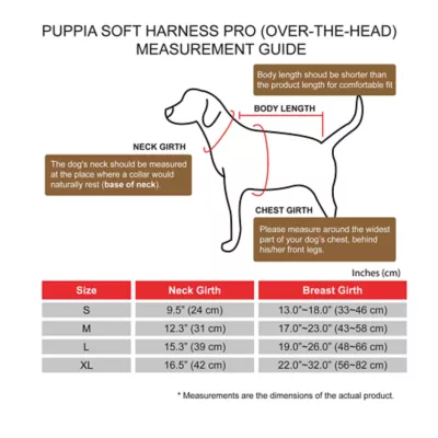 Product Puppia® Soft Over-the-Head with Reflective Straps Pro Dog Harness