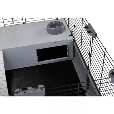 Product Full Cheeks™ Customizable Small Pet Habitat - Includes Cage, Hideaway, Hay Feeder, Bowl, & Bot