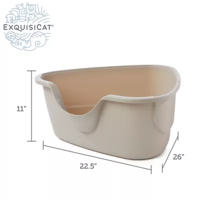 Product ExquisiCat® High-Sided Corner Litter Box