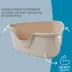 ExquisiCat® High-Sided Corner Litter Box image thumbnail 3