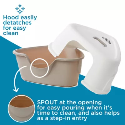 Product ExquisiCat® Hooded Corner Litter Box