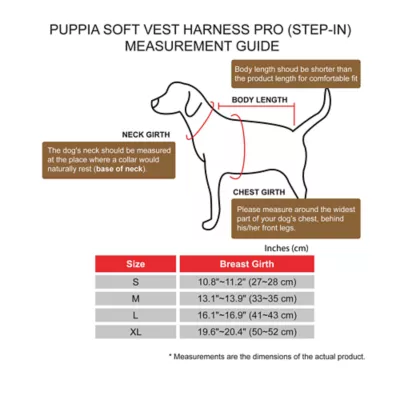 Product Puppia® Soft Step-In Vest with Reflective Straps Pro Dog Harness