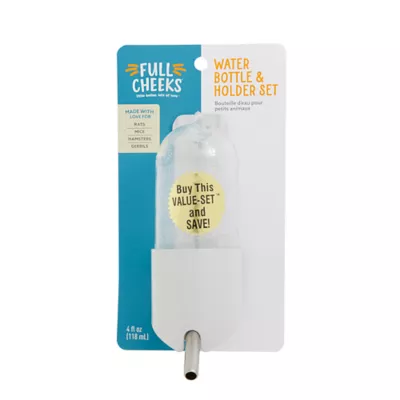 Product Full Cheeks™ Small Pet Water Bottle & Holder Set