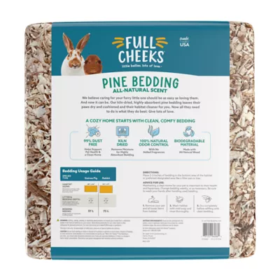 Full Cheeks Small Pet Pine Bedding