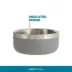 Full Cheeks™ Small Pet Insulated Bowl image thumbnail 3
